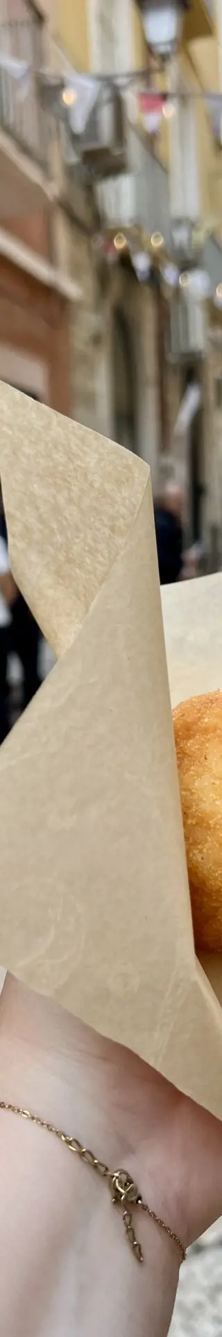 Leckere Arancini ganz zum Schluss